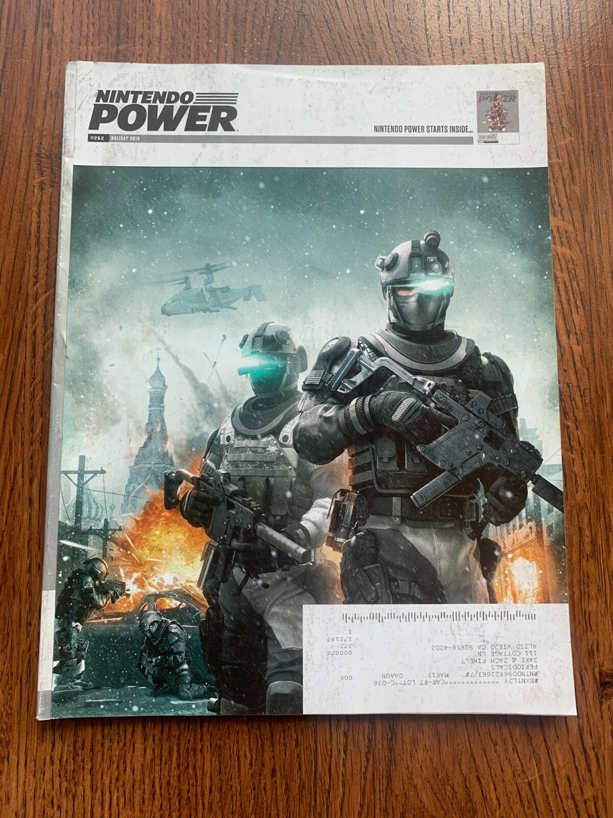 Nintendo Power Magazine Volume 262 Holiday 2010 Kingdom Hearts Re:Coded