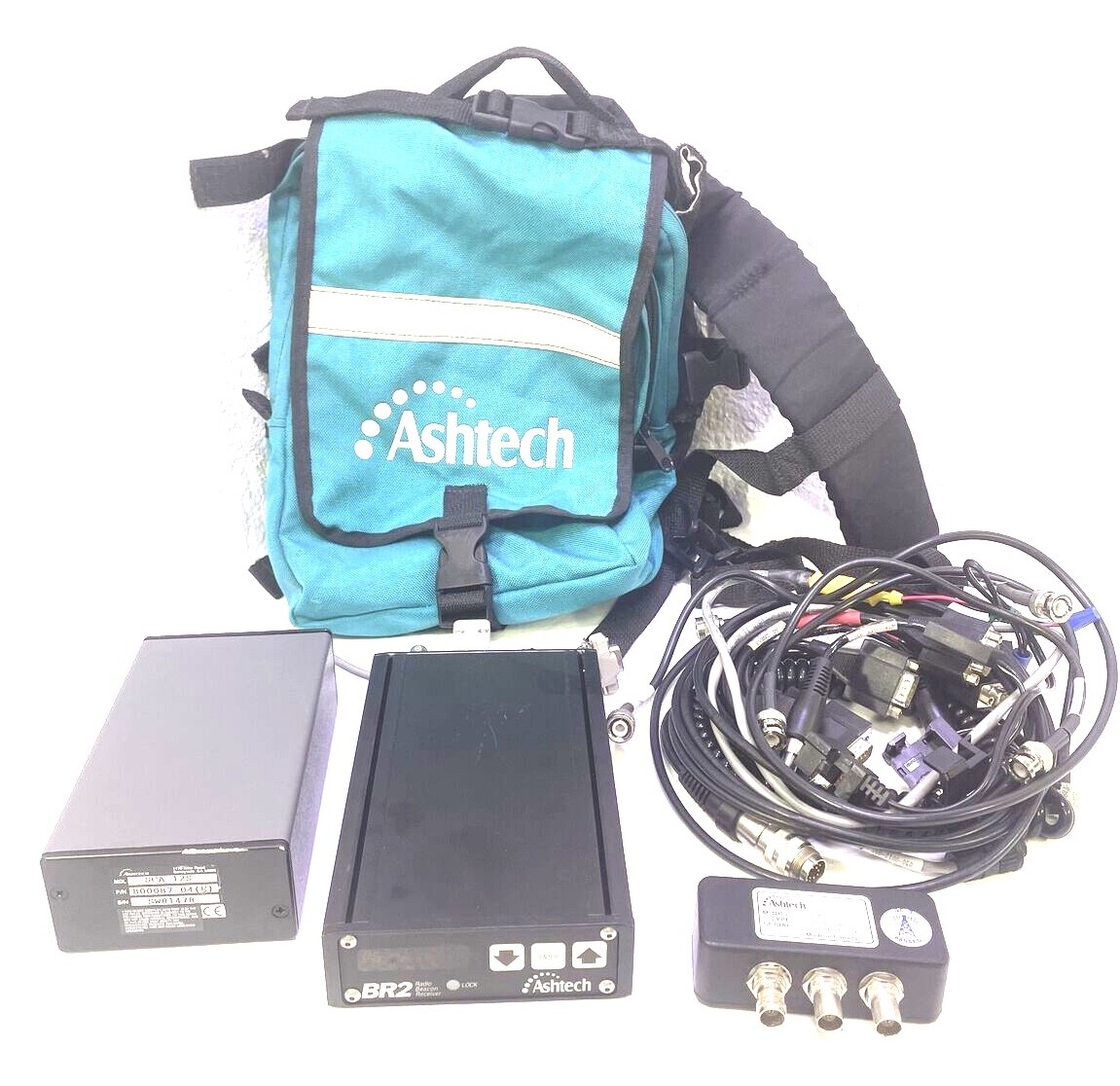 Ashtech, BR2 104908, SPLT 104910, and SCA-12S 800087-04(E), With Carry Bag