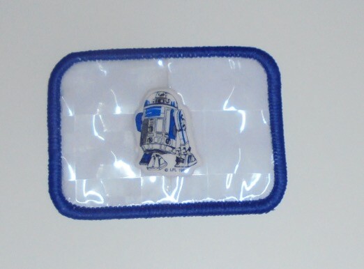 STAR WARS R2 D2 Robot AI Computer JEDI Vintage Puffy Sticker Movie Patch Data VR
