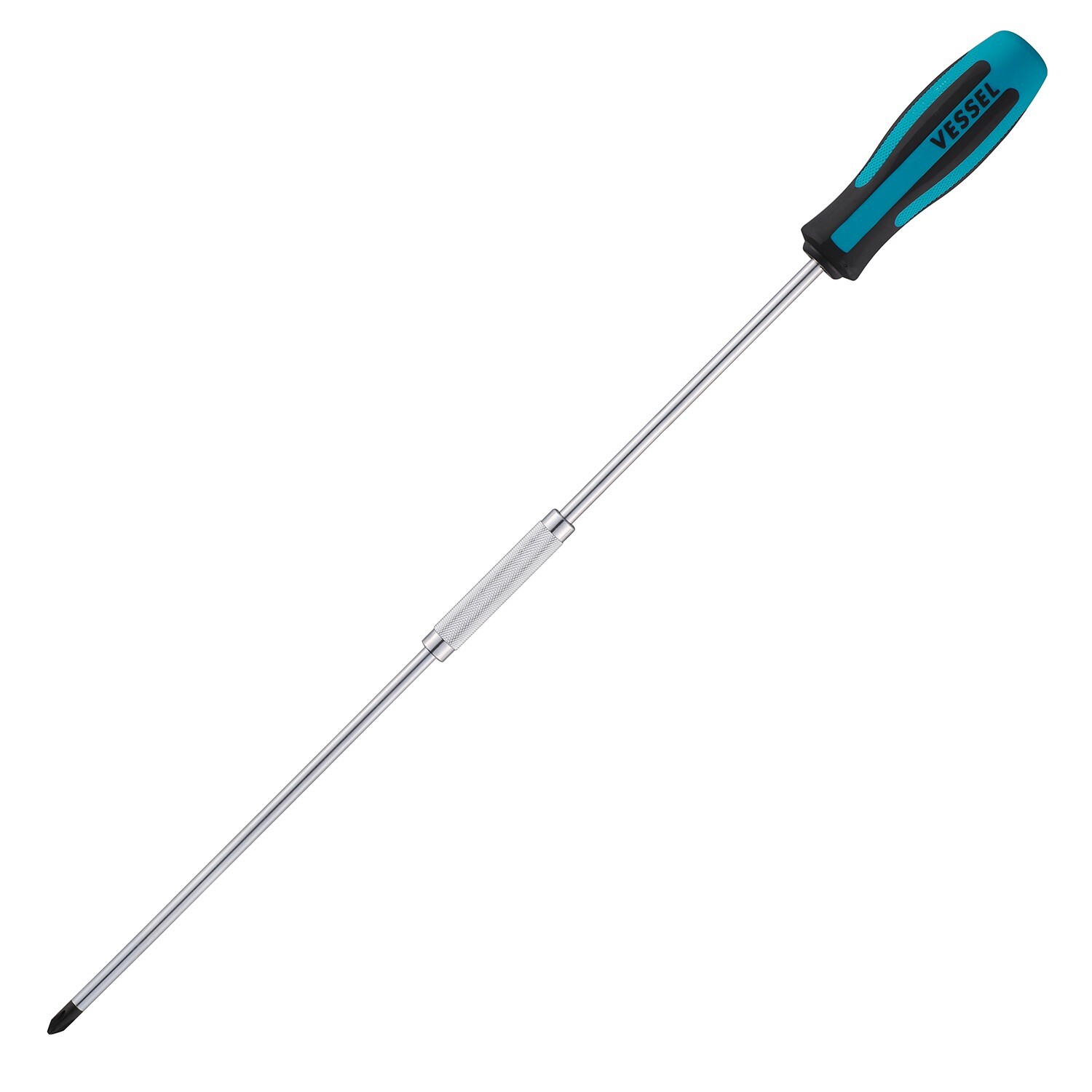 Vessel 16" Extra Long Screwdriver Phillips P2 Magnetic Rotating Collar JAPAN