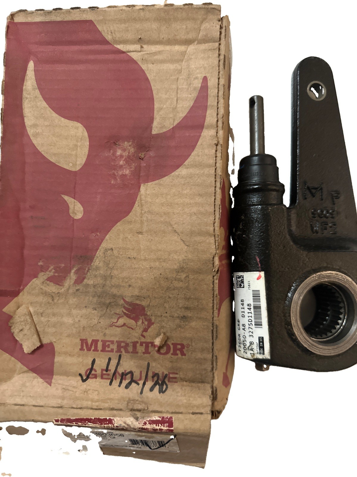 Meritor R803058 Air Brake Automatic Slack Adjuster 1.50 28, 6.50" Arm, 28 Spline