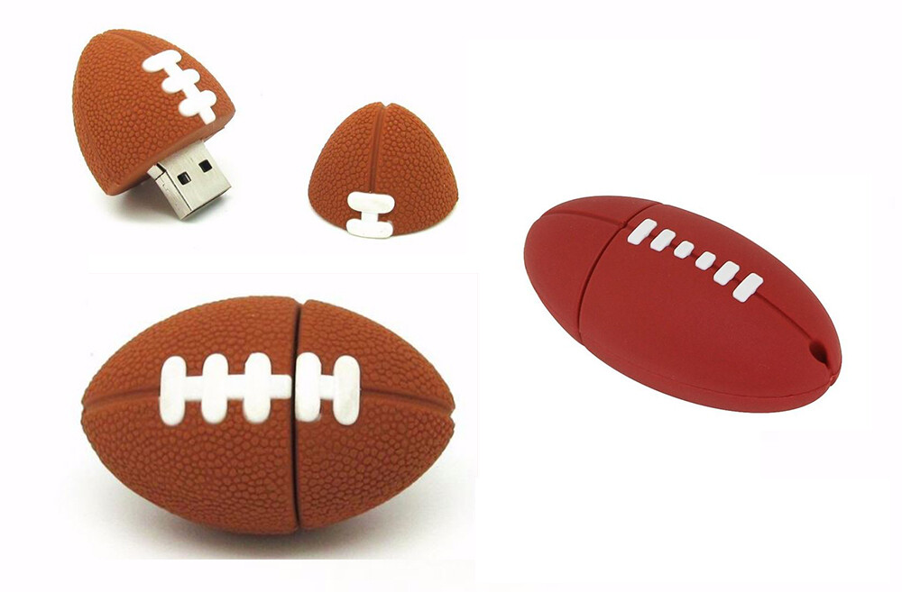 2.0 16gb 32gb 64gb 128gb Football Sport USB Flash Thumb Drive US Shipper