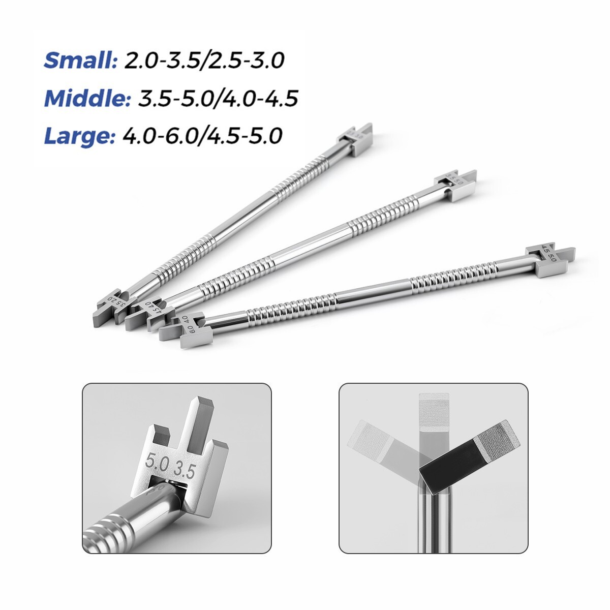 Dental Height Gauge Bracket Positioning Movable Head Orthodontic Instruments