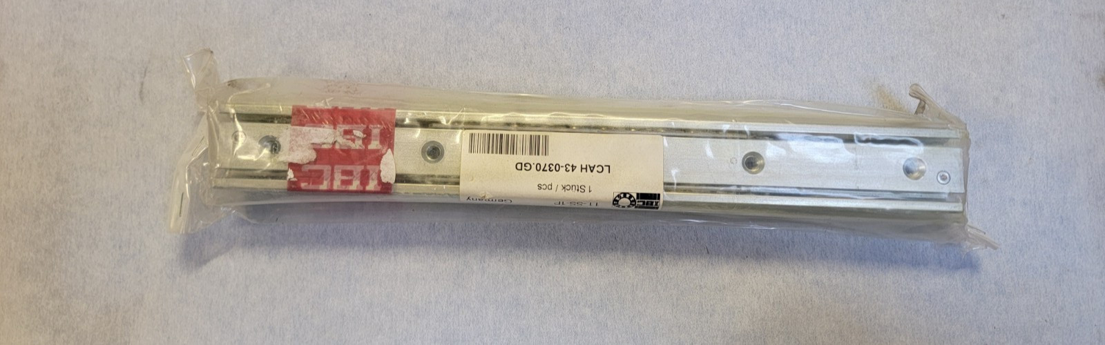 IBC LCAH 43-0370.GD GUIDE RAIL NEW SEALED  FREE SHIP LOC SHLF PP