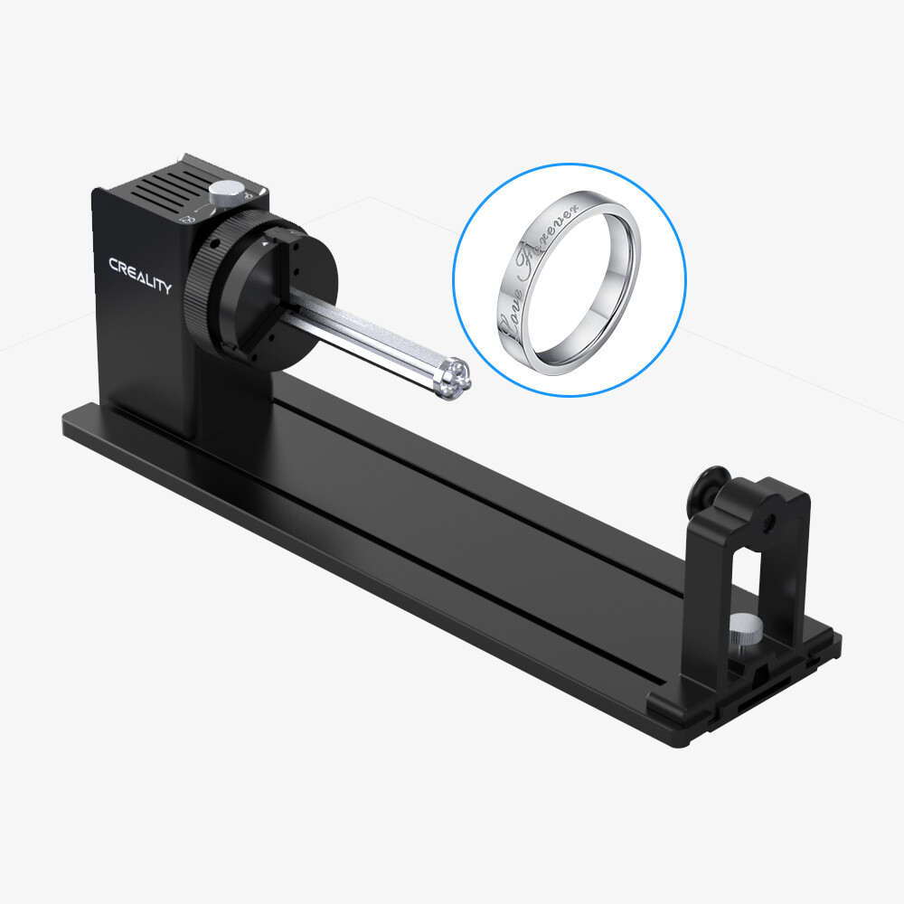 Brand New Creality Laser Rotary Roller Kit Pro for Curved Surface Engraving