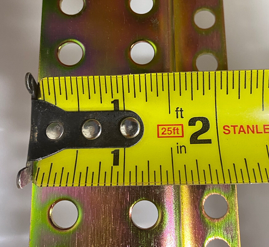 2 - MOUNTING RACK RAILS USED CONDITION 78.75” LONG