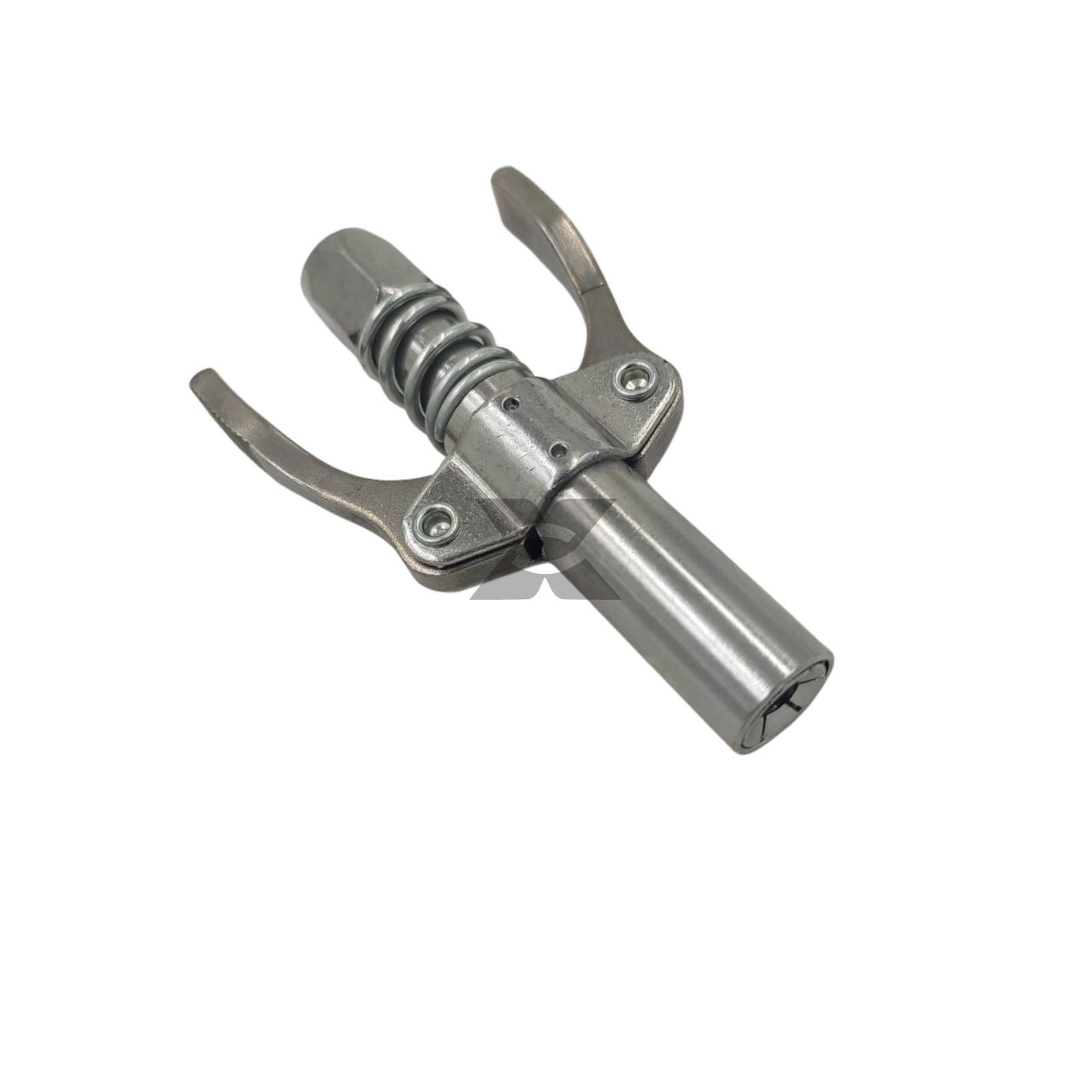 2Pc Quick Release Lock Oil Nozzle Grease Coupler Double Handle High Pressure