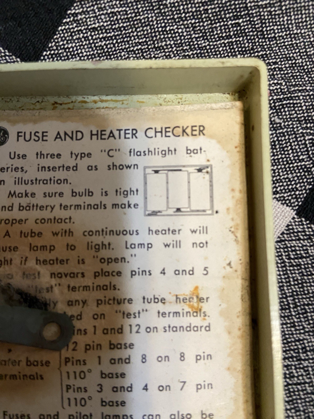 GE Compactron Quick Tube filament checker