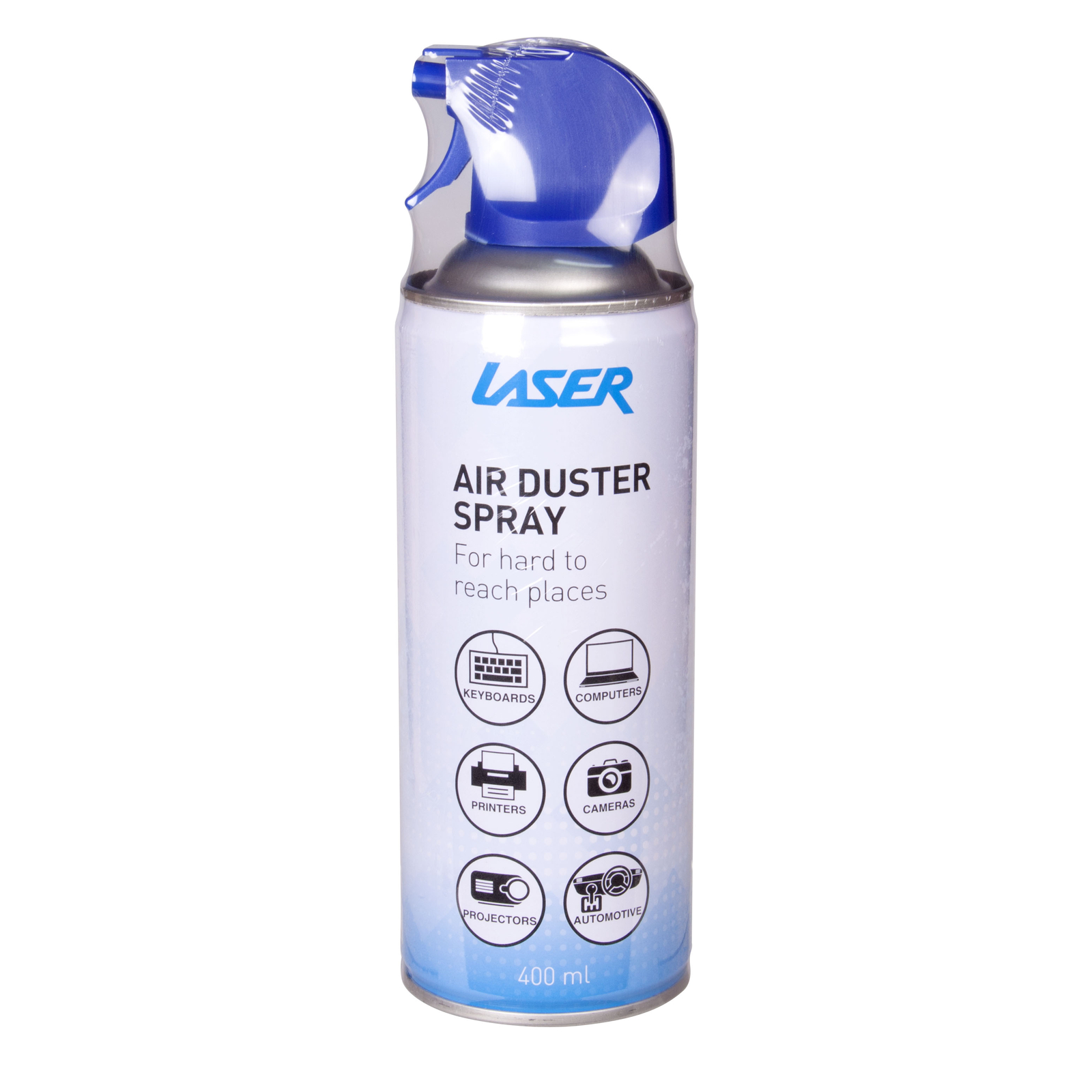 Laser Clean Range Air Duster Spray 400ML Cleaner for Laptop/Keyboard/Camera