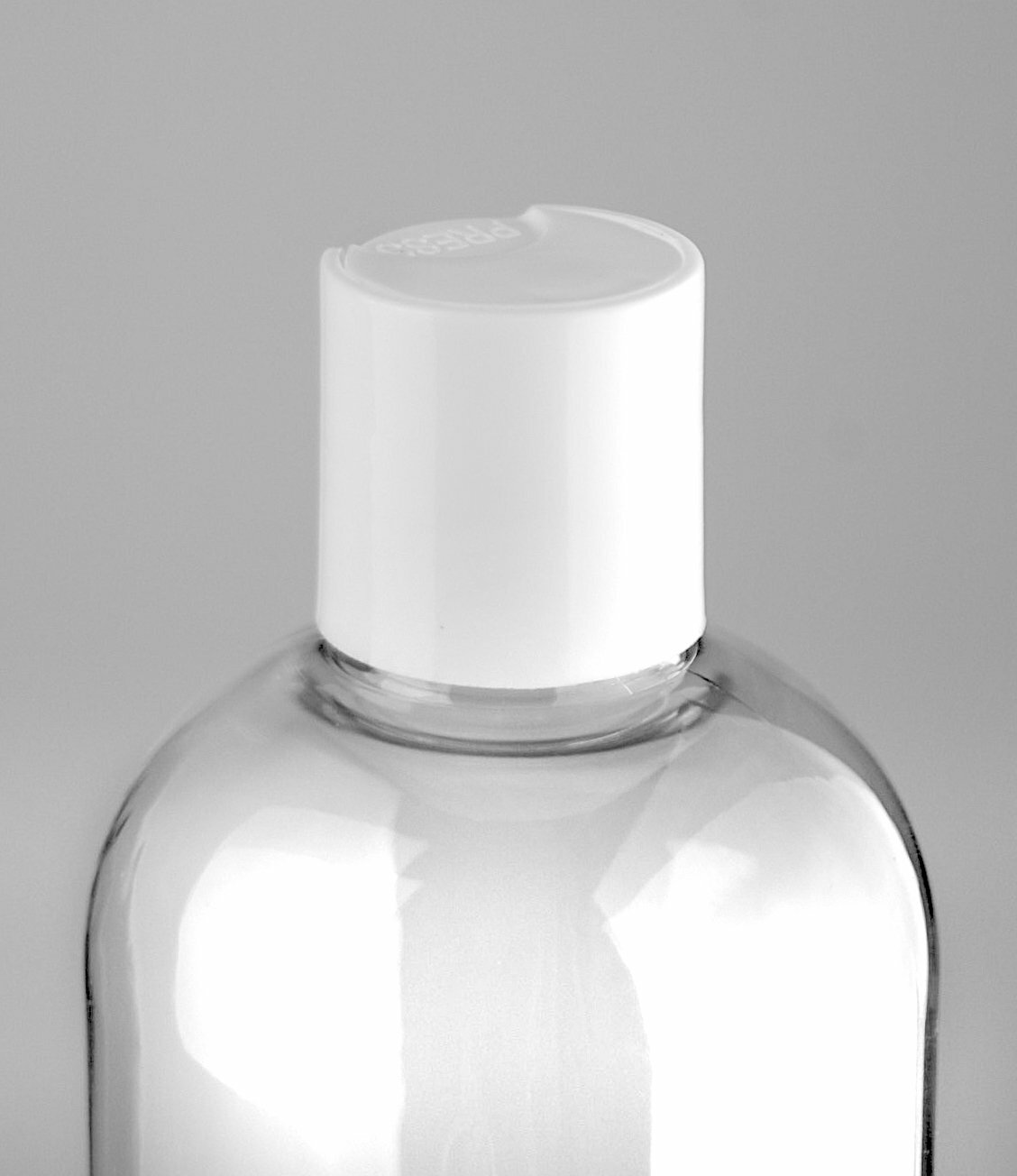 16 oz. Cosmo Round PET Plastic Bottles Empty With White Disc Cap Bulk Lot