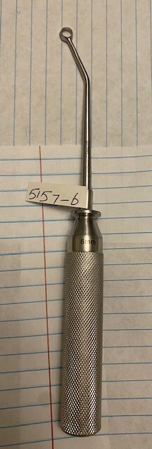 WM5157-6MM---Cone Ring Curette Bent Ring 6mm Length 8.75"