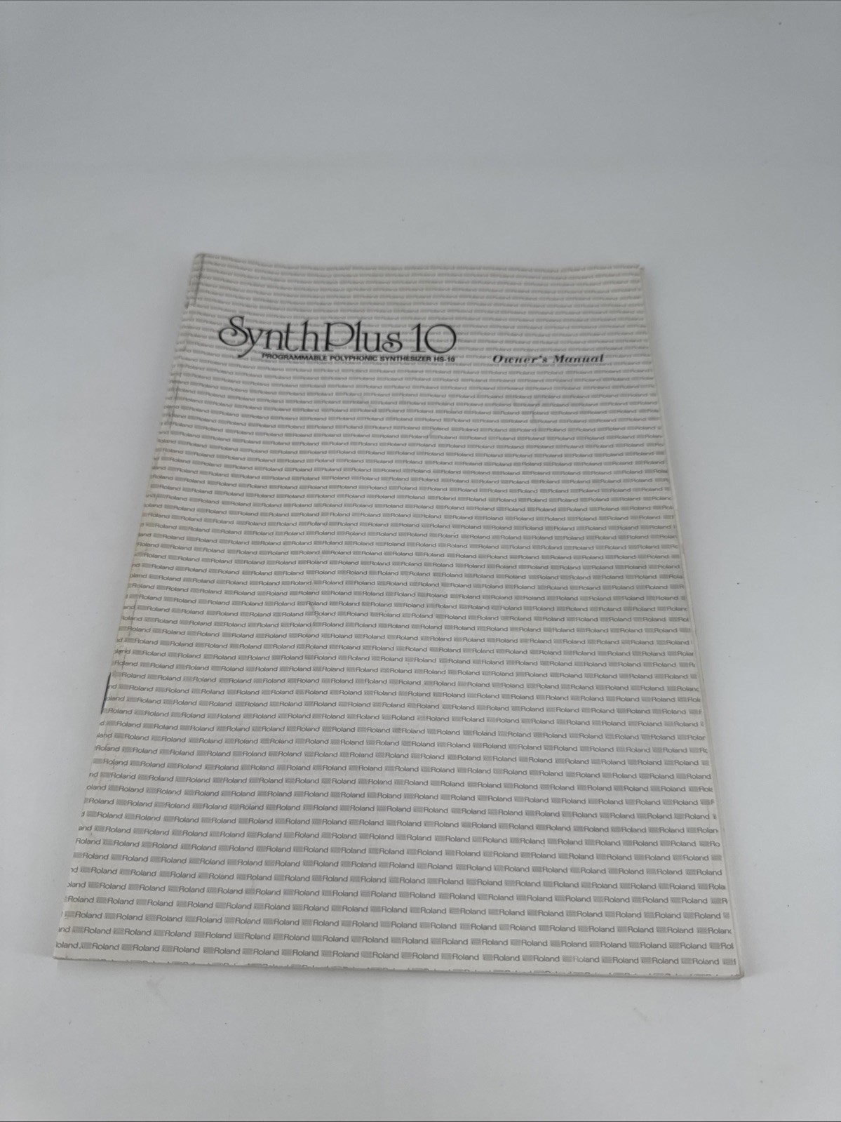 Roland Synth plus 10 Original Owner's Manual and Guide. HS-10. Fast Shipping