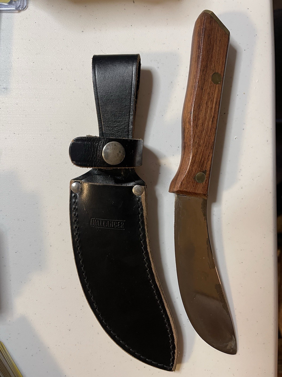 HALLANGER USA Model 883-5 " Skinning Knife New with Sheath