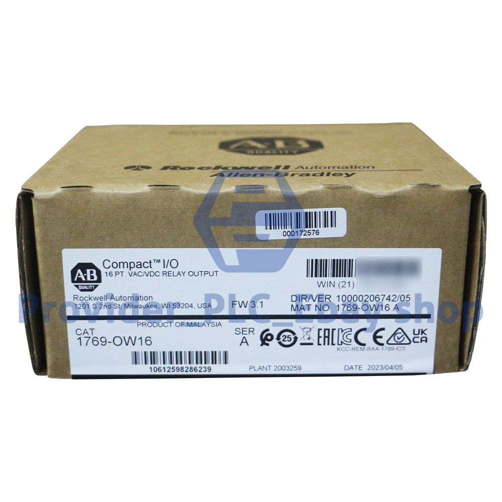 Allen Bradley 1769-OW16 Series A CompactLogix 16-Point Relay Output Module