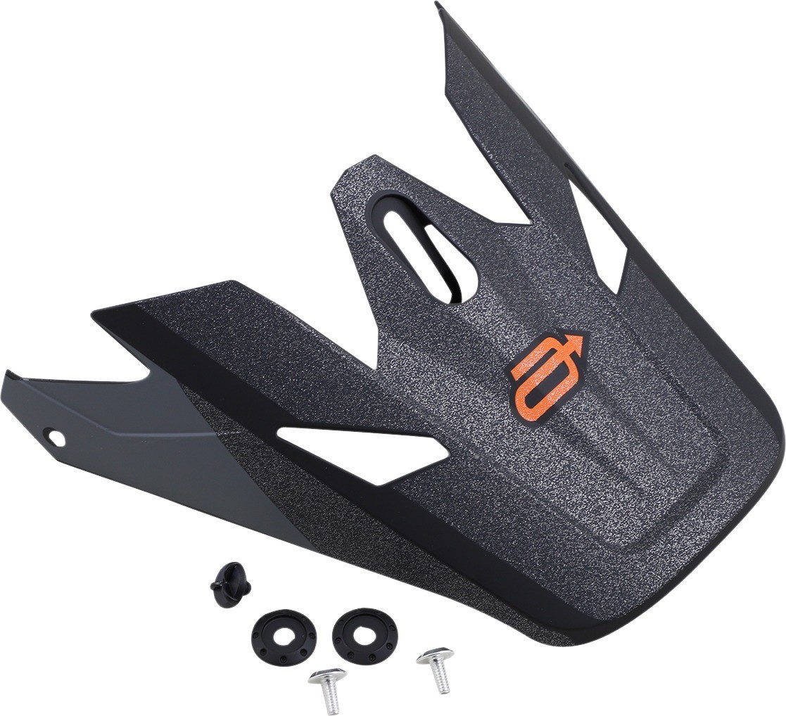 Arctiva Visor for Cambio Rise Helmets - Black/Orange Motorcycle ATV/UTV