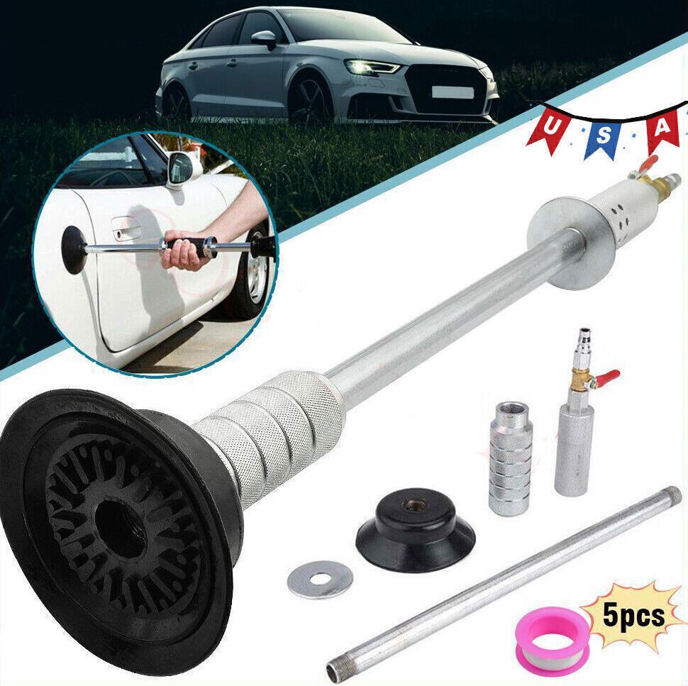 Air Pneumatic Suction Dent Puller Slide Hammer Pulling Car Body Repair Work Tool
