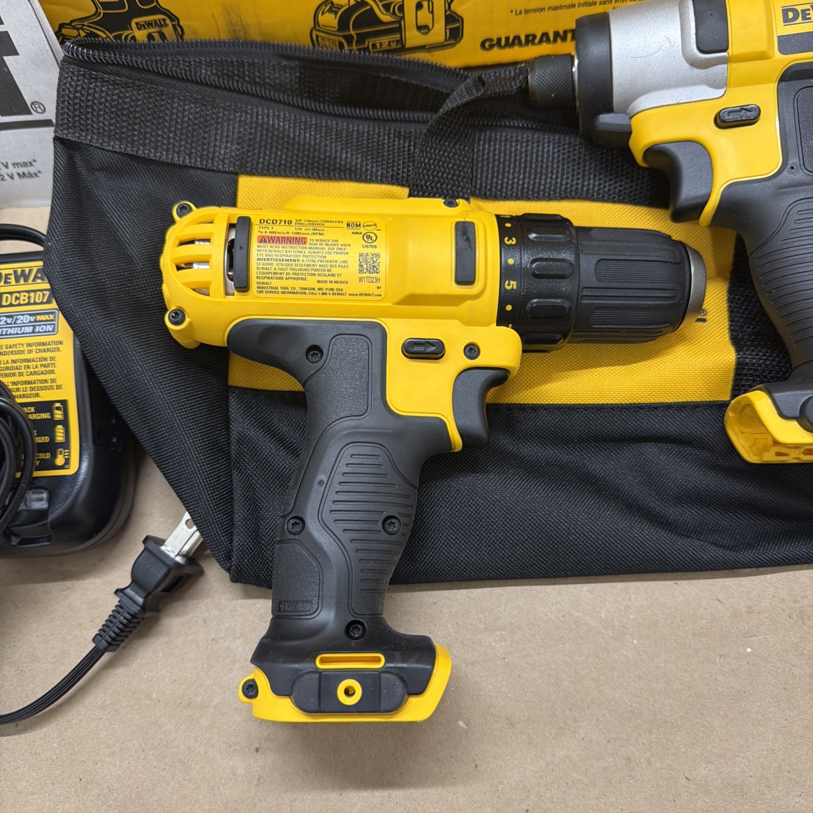 DEWALT DCK211S2 12V MAX* Lithium-Ion Drill/Driver & Impact Driver Combo Kit
