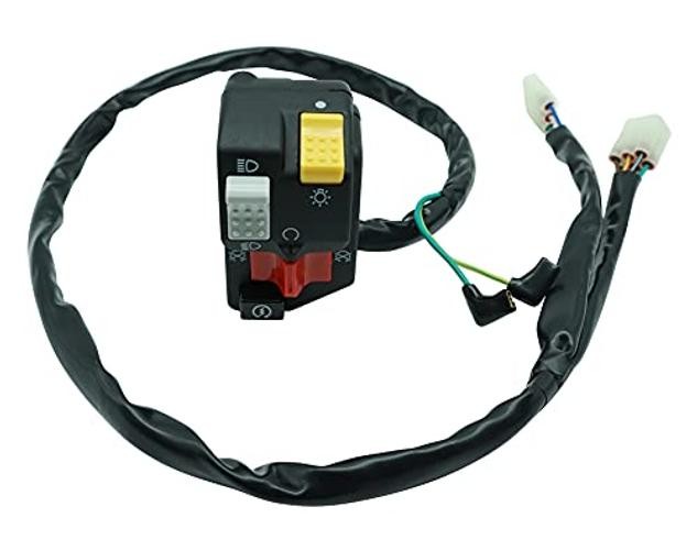 Left Handlebar Button Start Stop Kill Headlight Switch for Honda TRX400EX