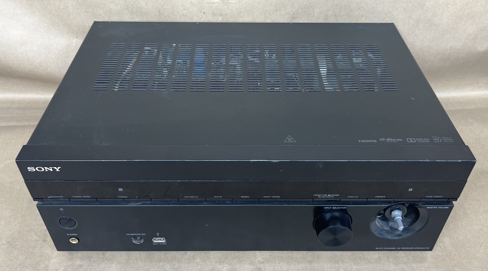 Sony STR-DH790 7.2-Ch Home Theater AV Receiver Only No Remote Tested Good