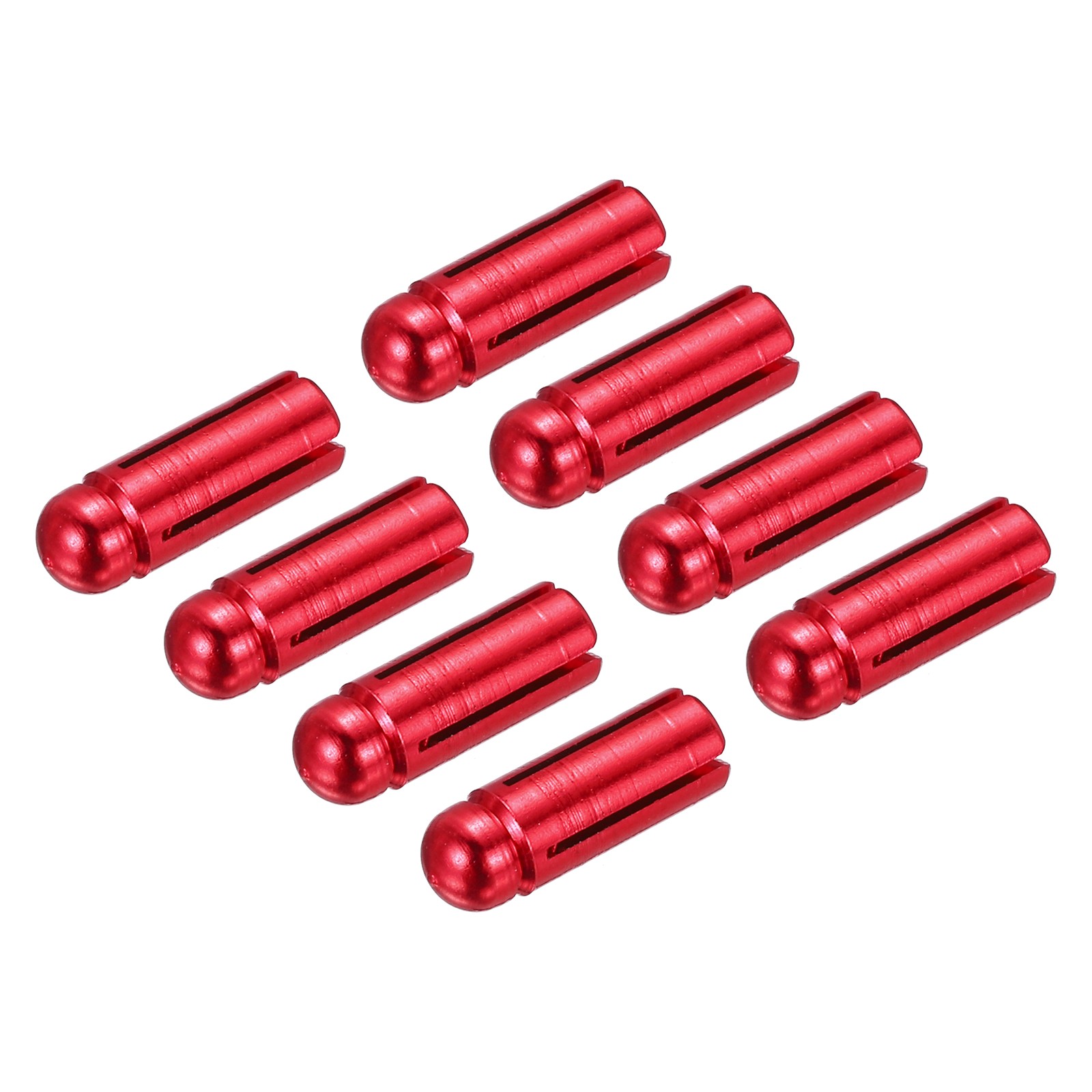 8pcs Dart Flight Protectors Aluminum Alloy Dart Wing Protectors Red