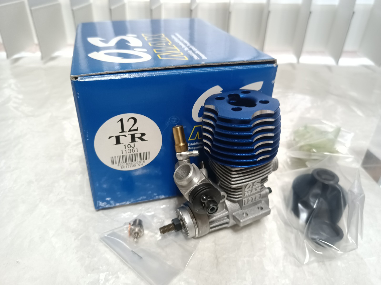 O.S. MAX 12TR 10J Engine #11361 New Vintage