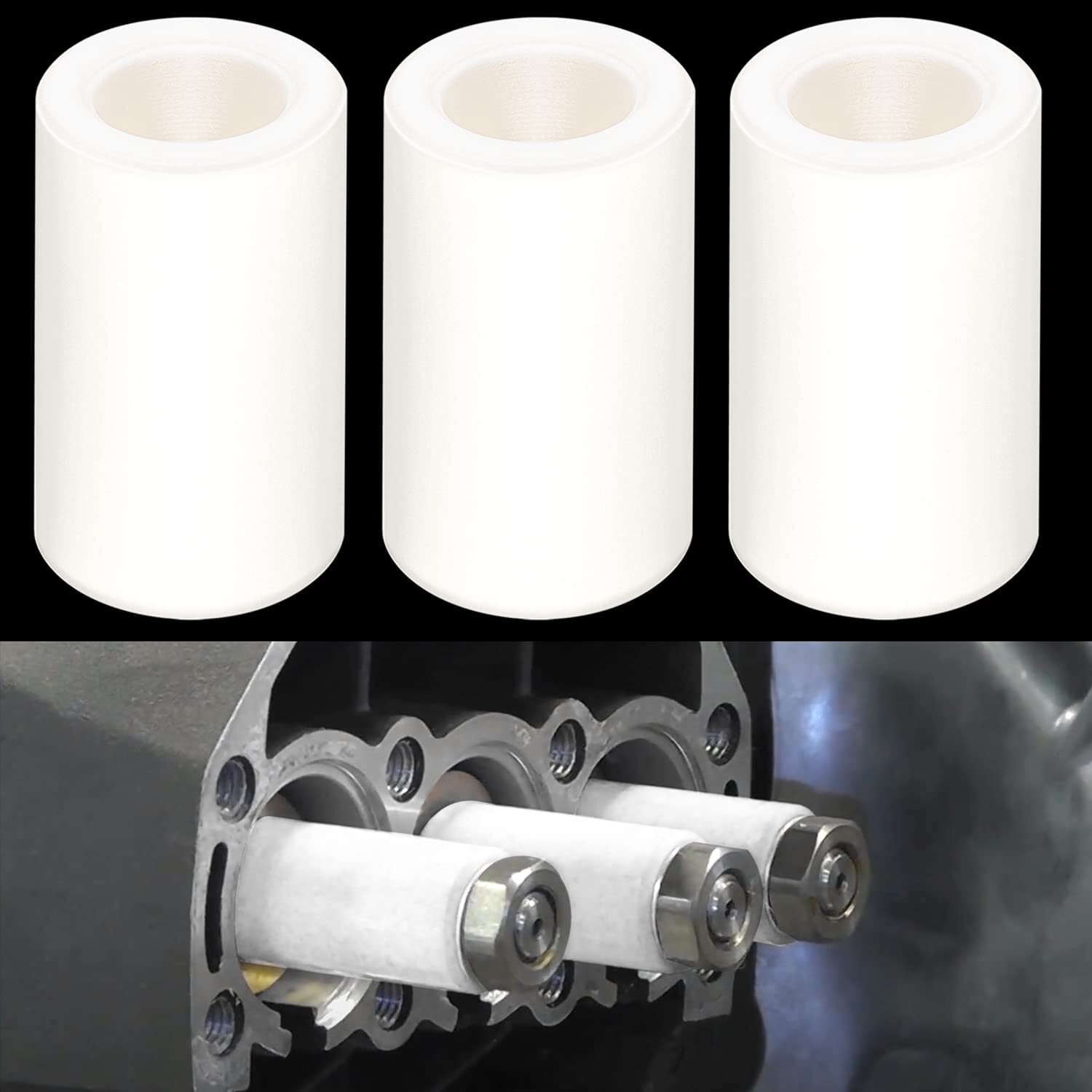 3 Pack General Pump Piston Ceramic 15mm 51040009 For TP Pumps 15mm x 25mm x 9 mm
