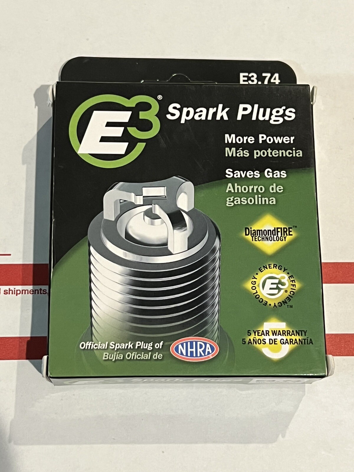 E3.74 E3 Premium Automotive Spark Plugs - 4 SPARK PLUGS New Fast shipping