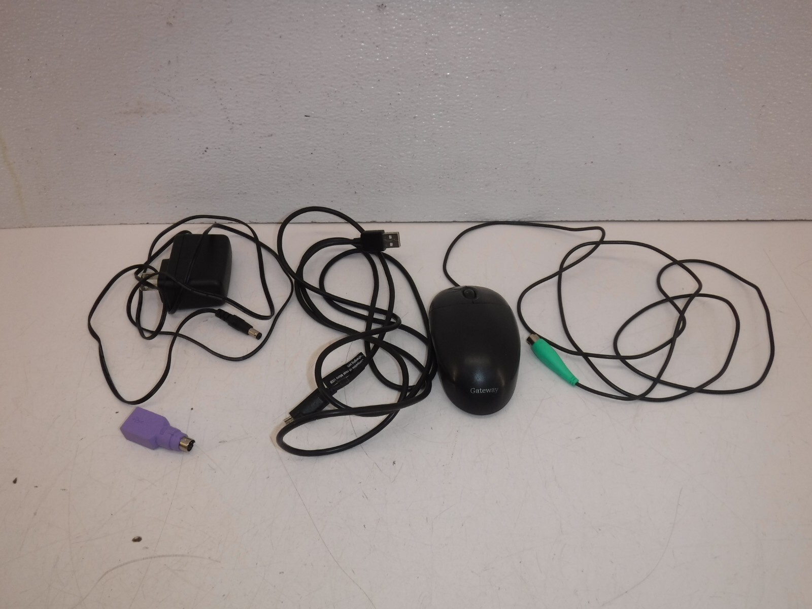 Misc. Various Computer Cables, adapter With Keyboard Mouse