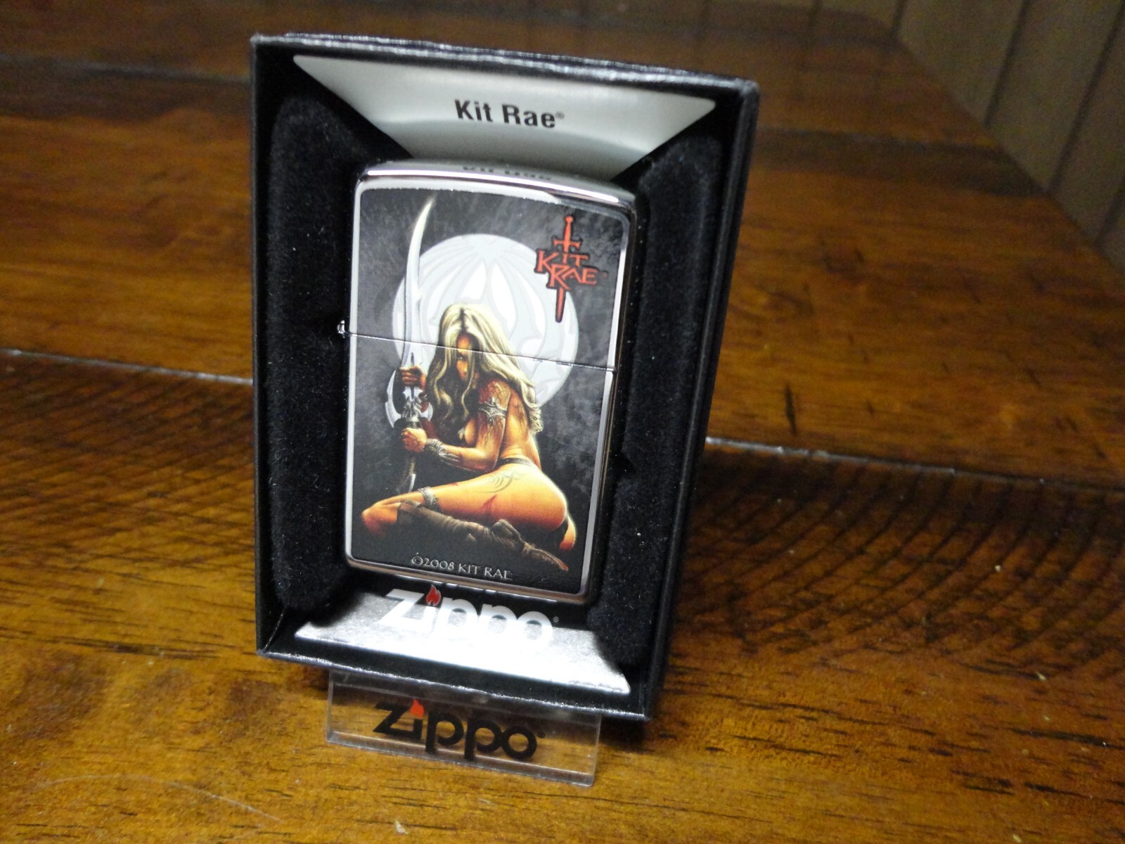 ENETHIA KIT RAE FANTASY ART PINUP GIRL ZIPPO LIGHTER MINT IN BOX 2011