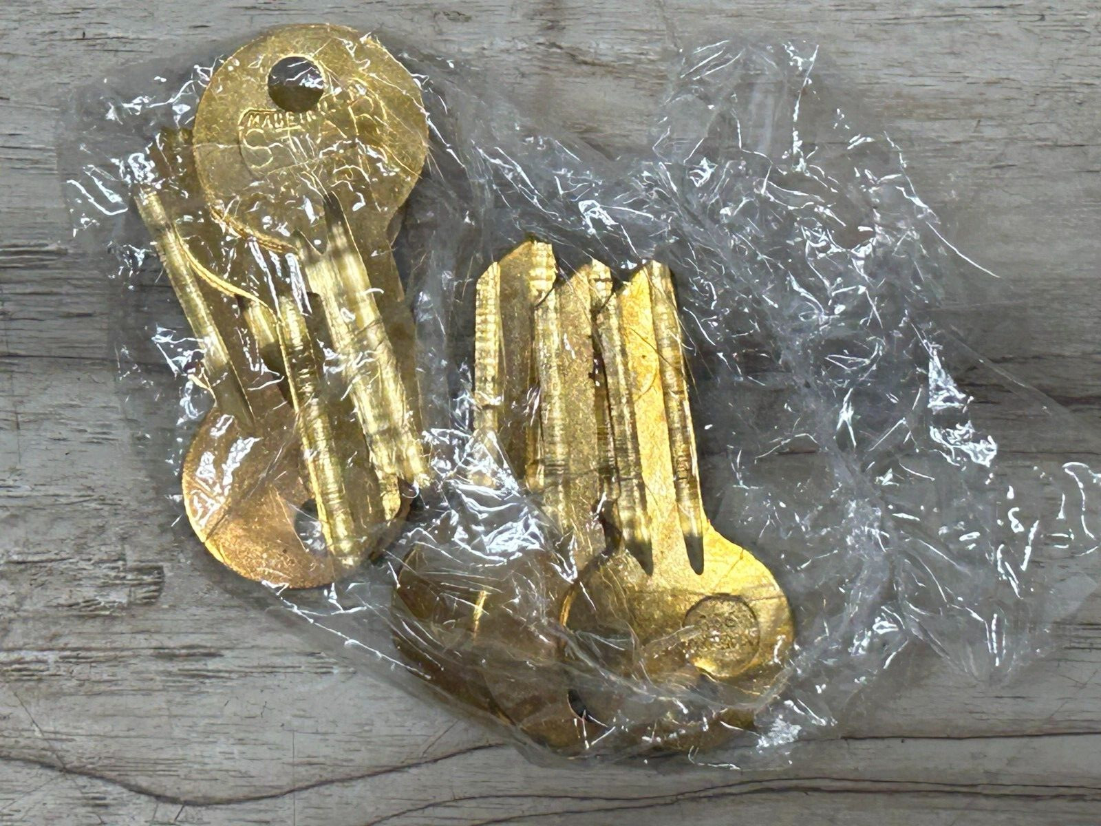 STAR Locksmith Supplies Brass Key Blanks 4YAI Set Of 6 Made In USA NOS