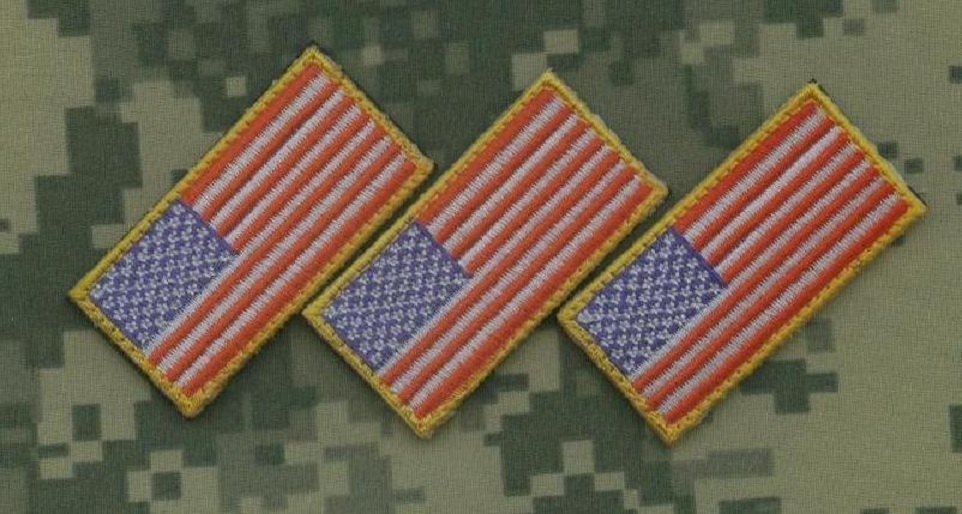 JOINT SPECIAL OPERATIONS TASK FORCE JSOTF-A 2" vêlkrö 3-TAB SET: subdued US Flag