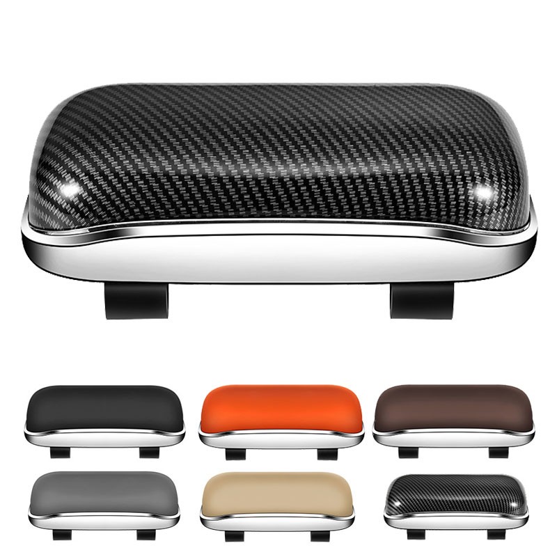 Multifunctional Sunglasses Glasses Case Holder Cage Box Sun Visor Glasses Clip