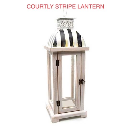 Mackenzie Courtly Stripe Lantern Childs 20" Large New In Box