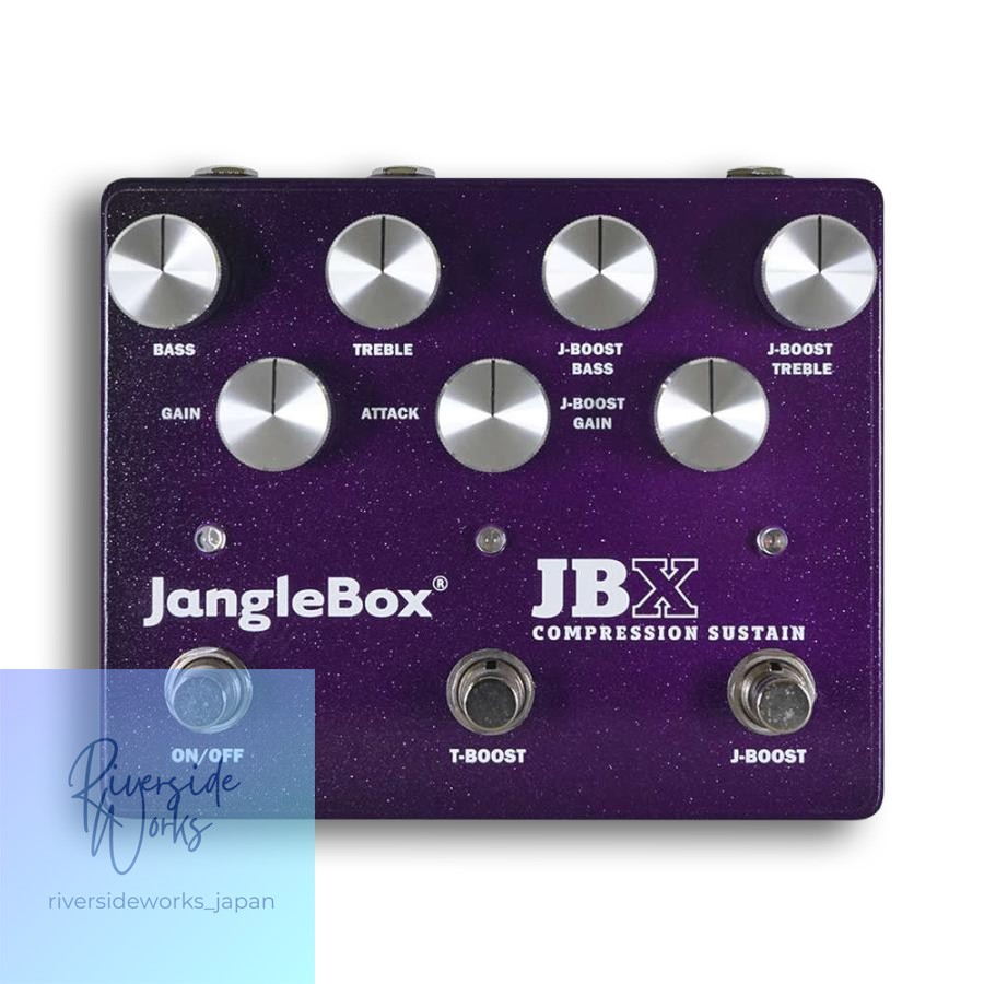 JangleBox JBX Booster Compressor Guitar Effect Pedal Used