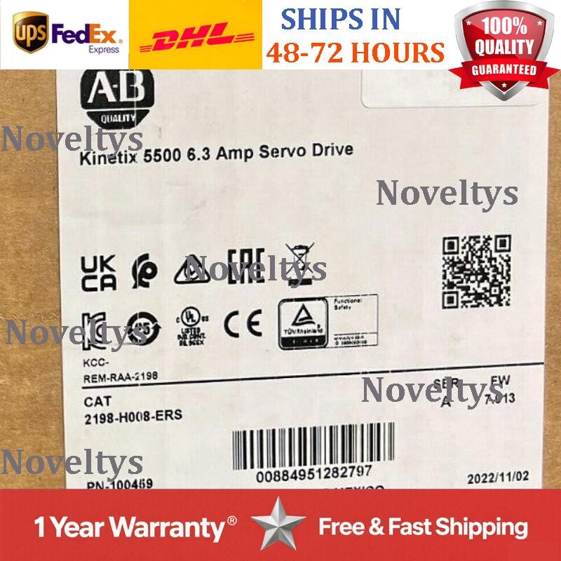 New  2198-H008-ERS Kinetix 5500 Servo Driver AB 2198H008ERS US Free Tax