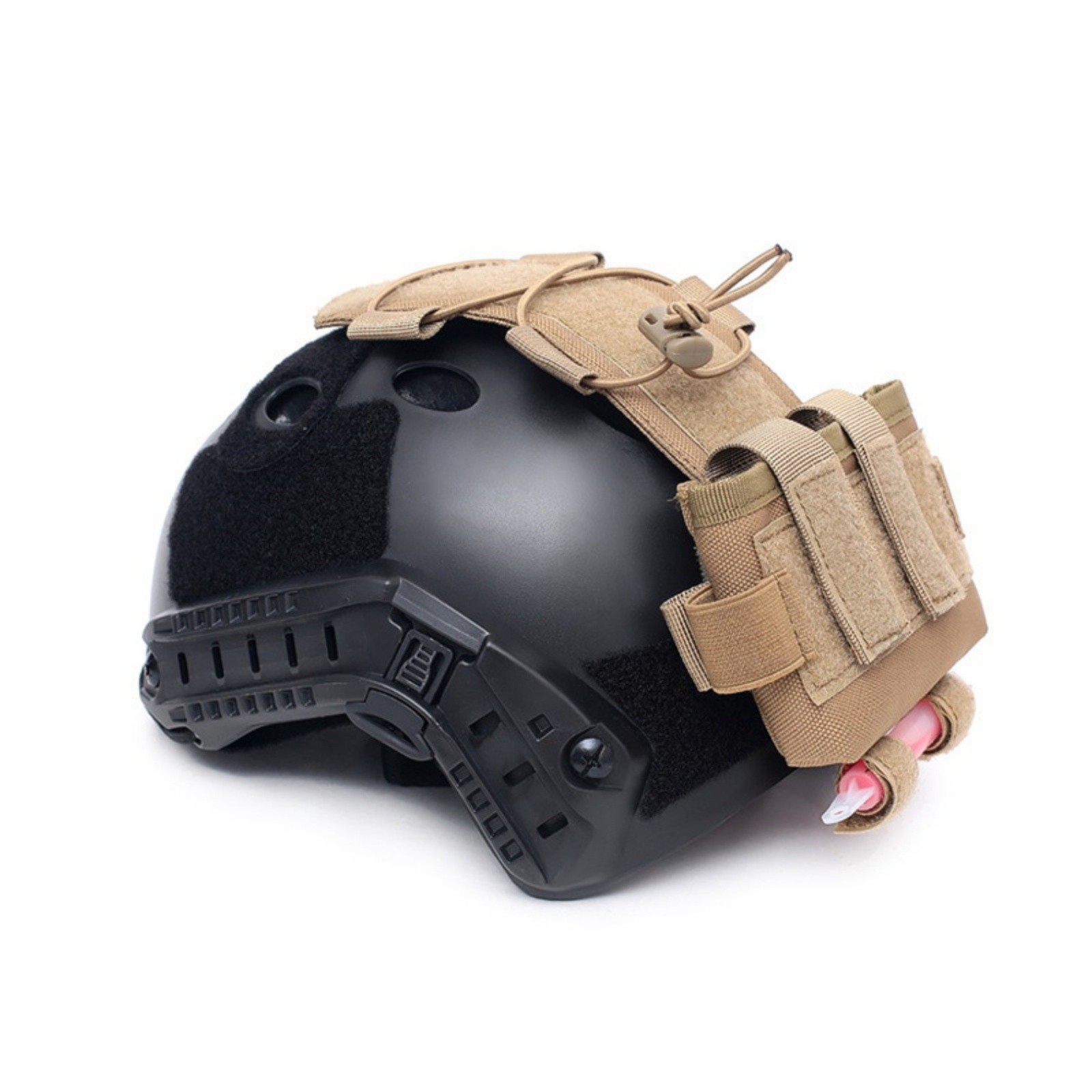 Helmet Battery Storage Pouch MK2 Outdoor Accessory Bag MOLLE Holder Multicolor