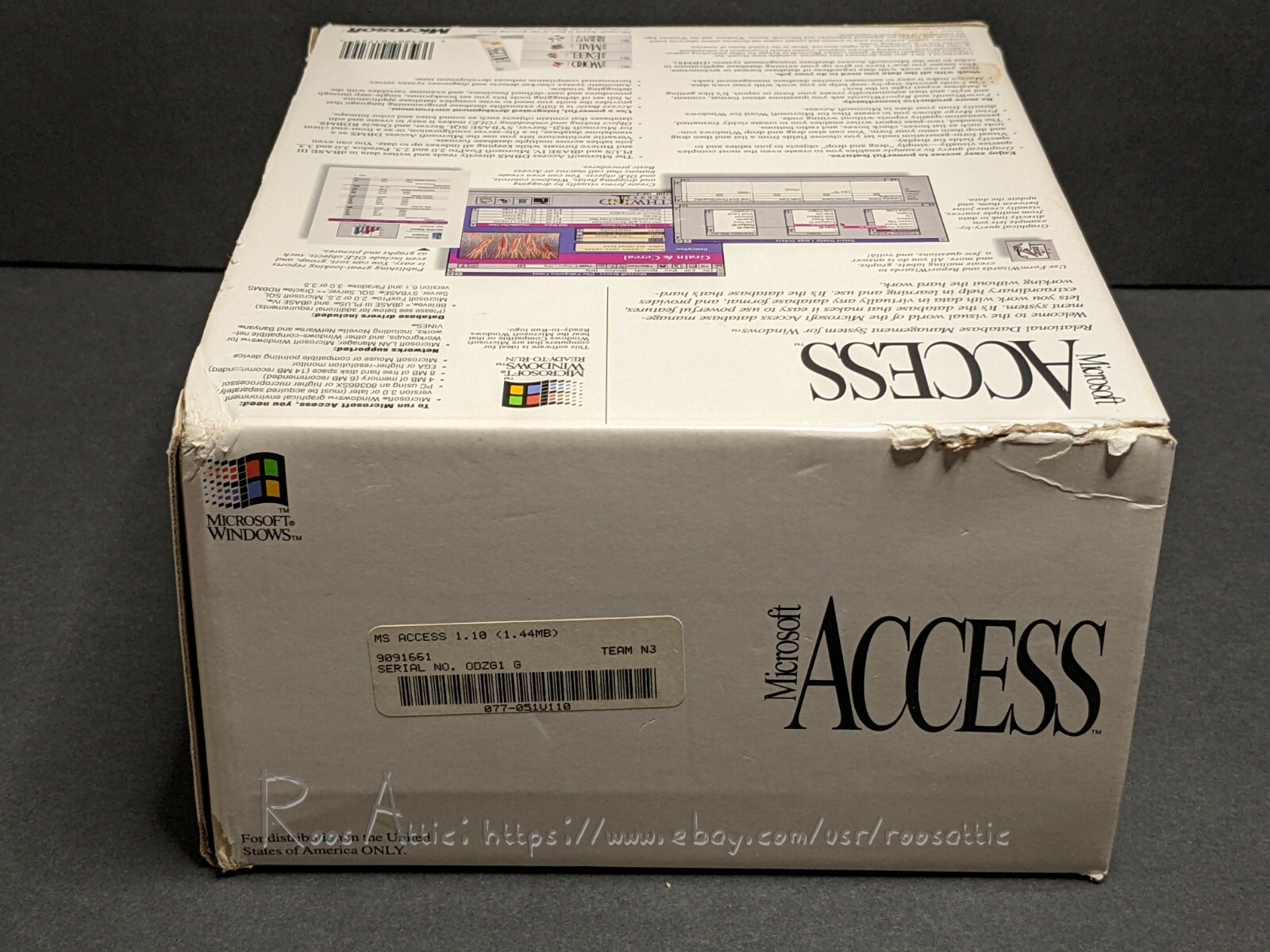 Microsoft Access Version 1.1 1993: User Guide / Language Reference / Programming