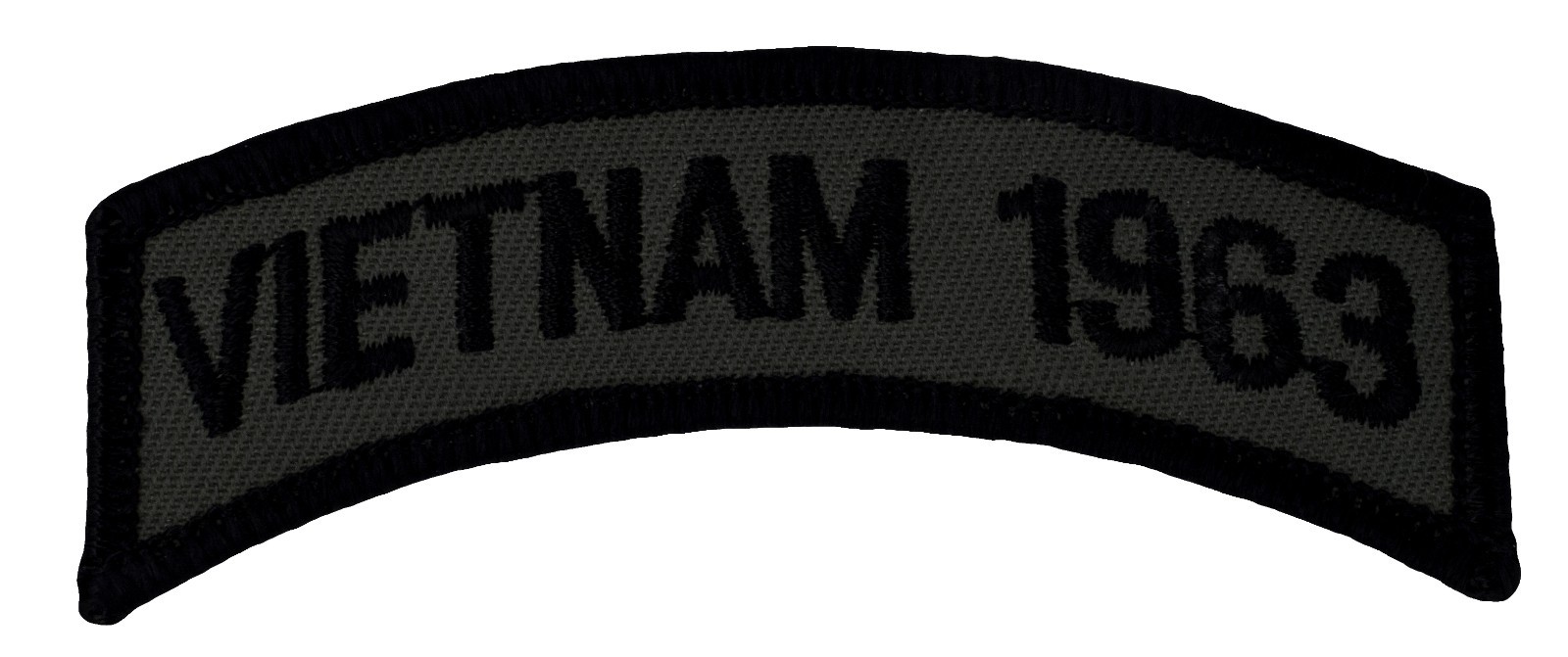 Vietnam 1963 OD Subdued Tab (352) 3 1/2" x 1 1/2" Embroidered Patch 21573