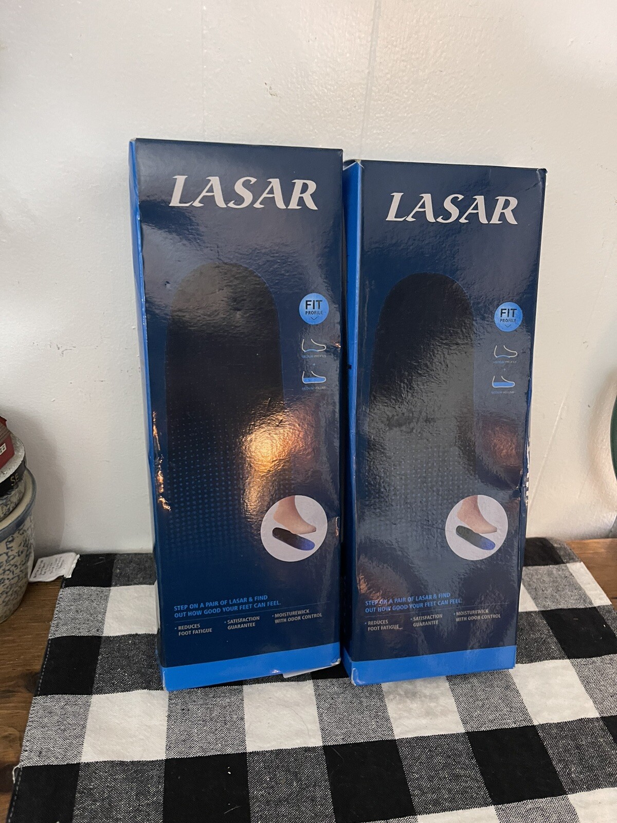 Laser Trim To Fit Insoles Lot of 2 Pairs Orthopedic