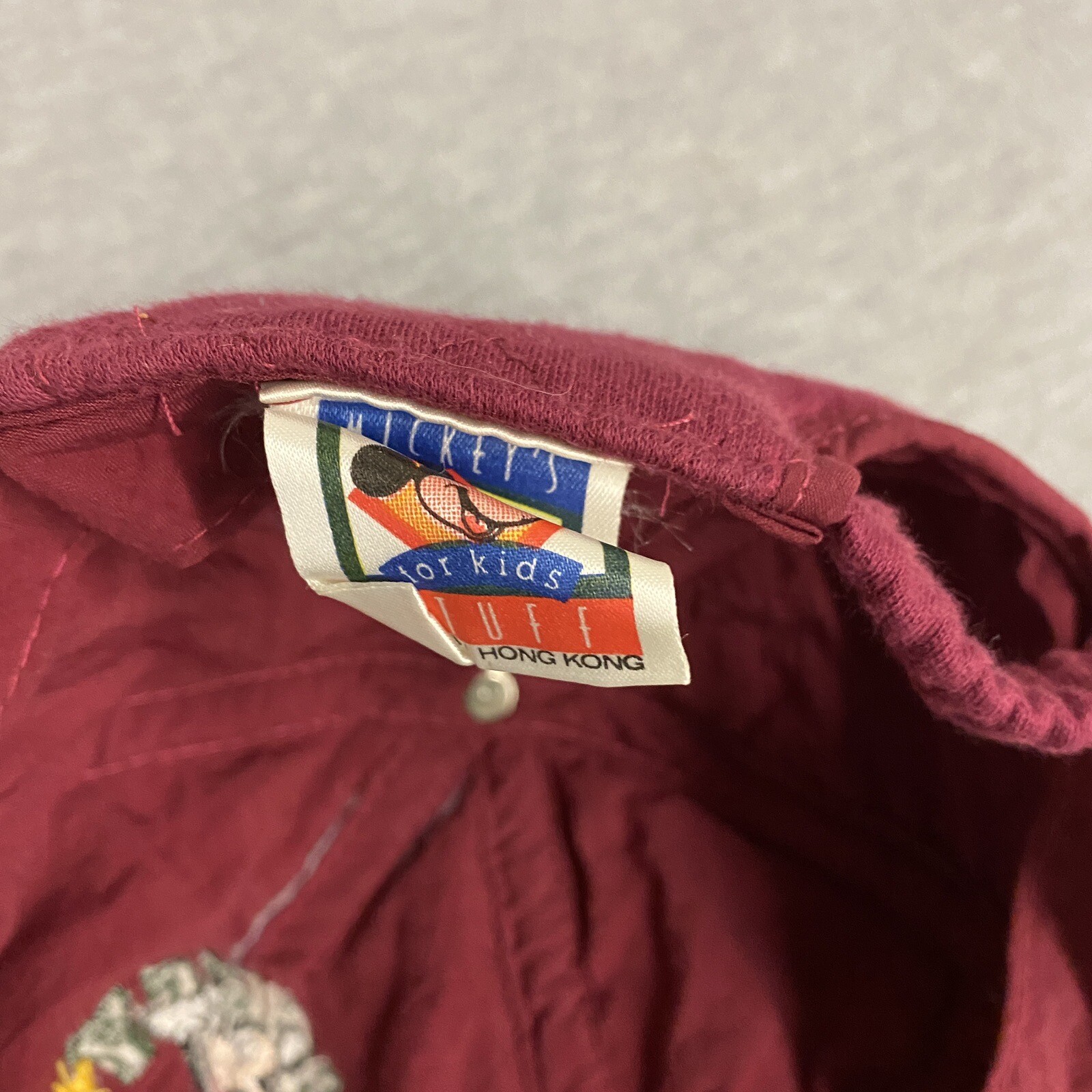 Mickey Mouse Quilted VTG 90s Youth Hat