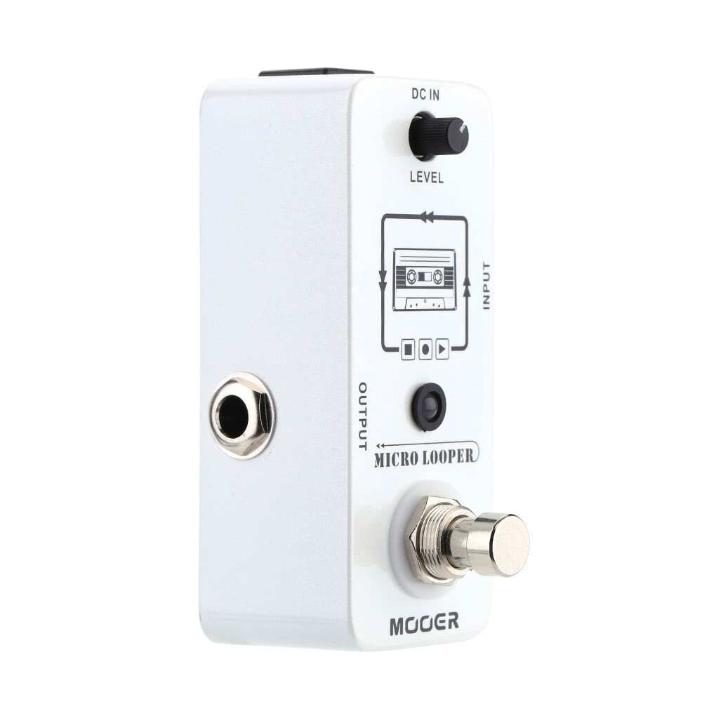 MOOER Micro Mini Looper Guitar Pedal 30 Min Record Unlimited Overdub True Bypass