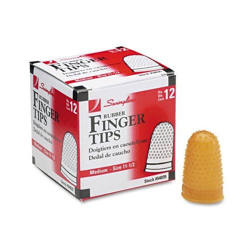 Swingline Rubber Finger Tips (Box of 12)
