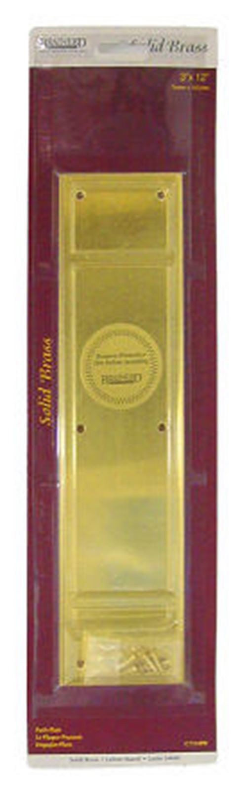 Solid Brass Push Plate