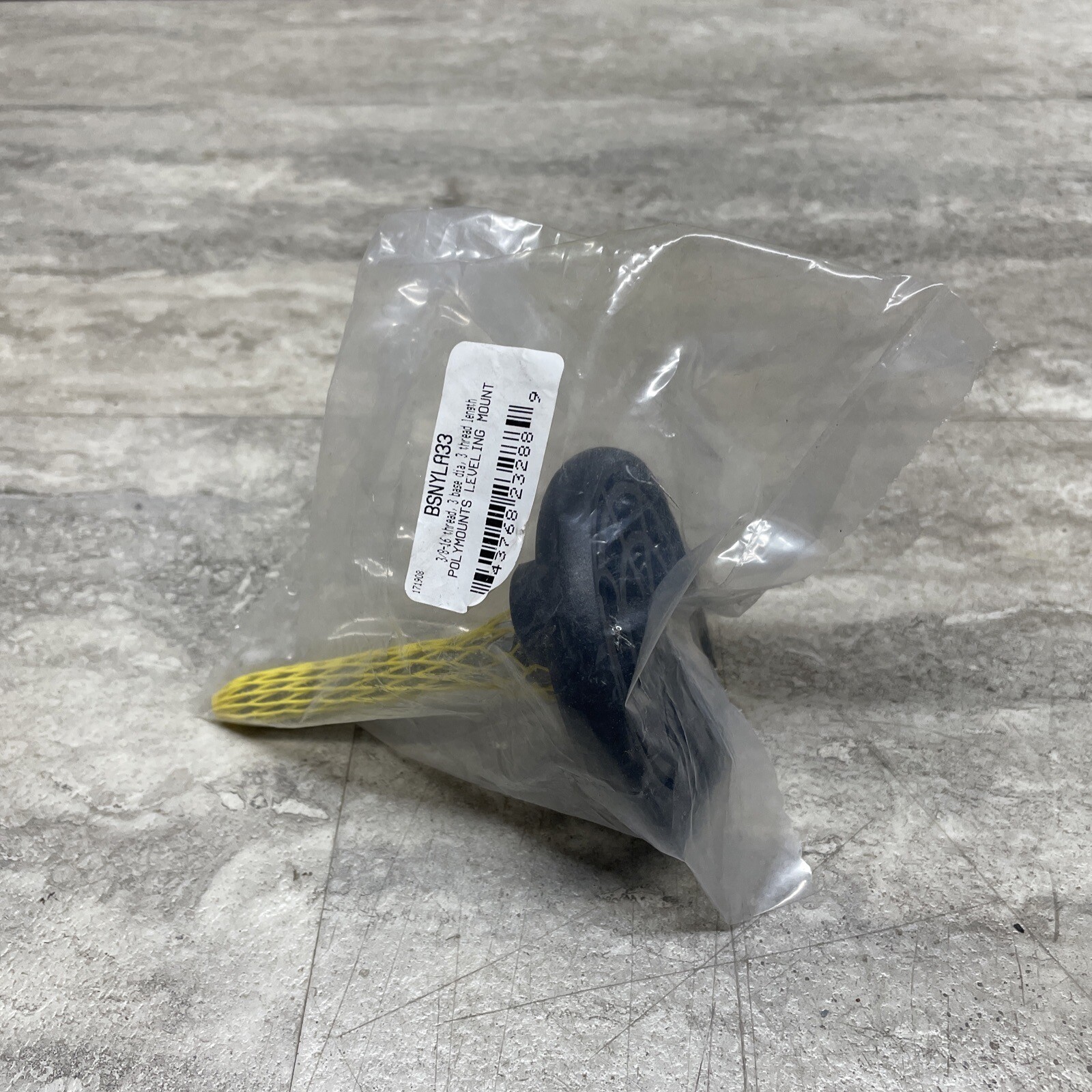 PolyMounts BSNYLA33 Leveling Mount / Base, 3/8-16 X 3” Threads, 3” Diameter, New