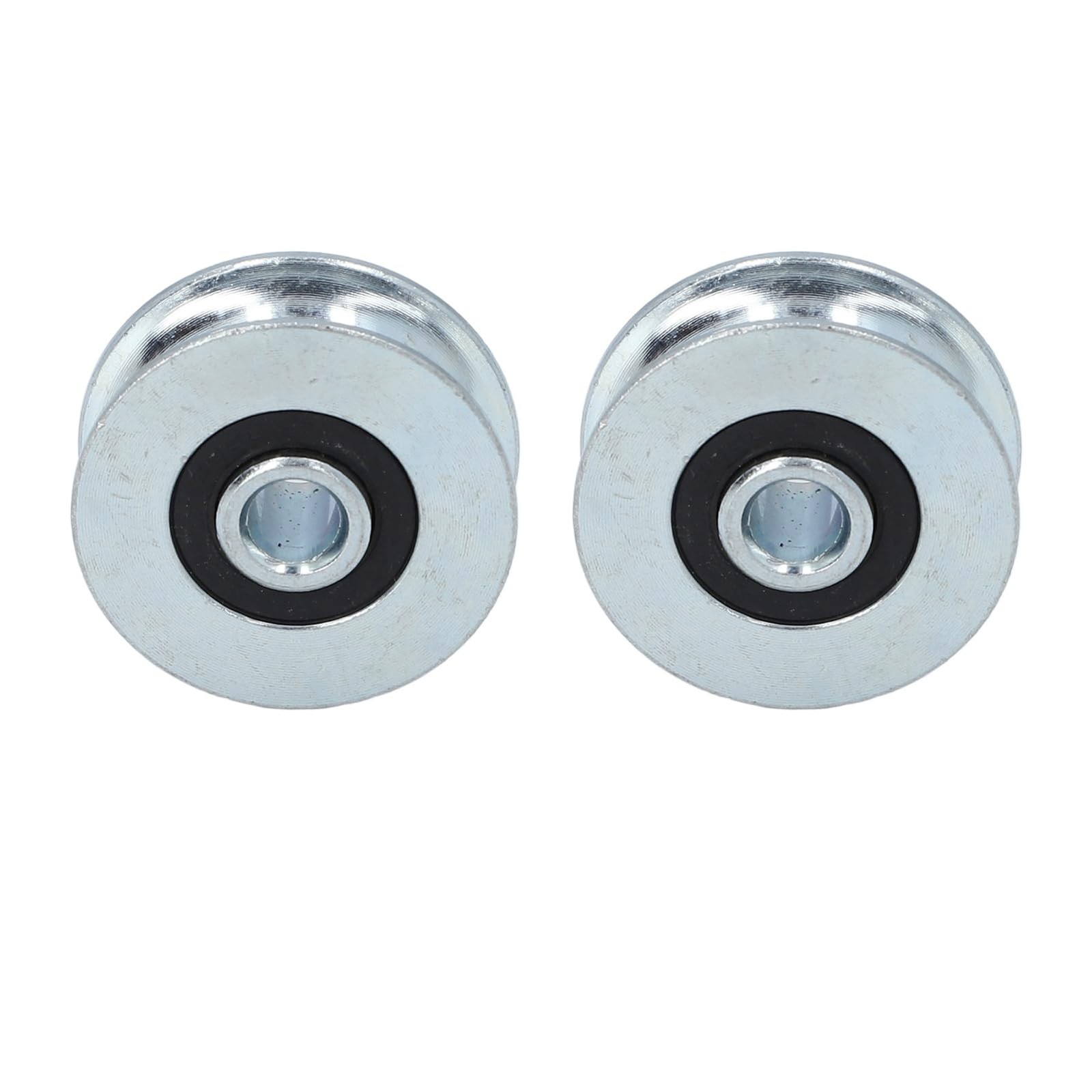 Alloy Steel Deep U Groove Ball Bearing Pulley, 2Pcs Pulley Wheel 40mm Outer D...