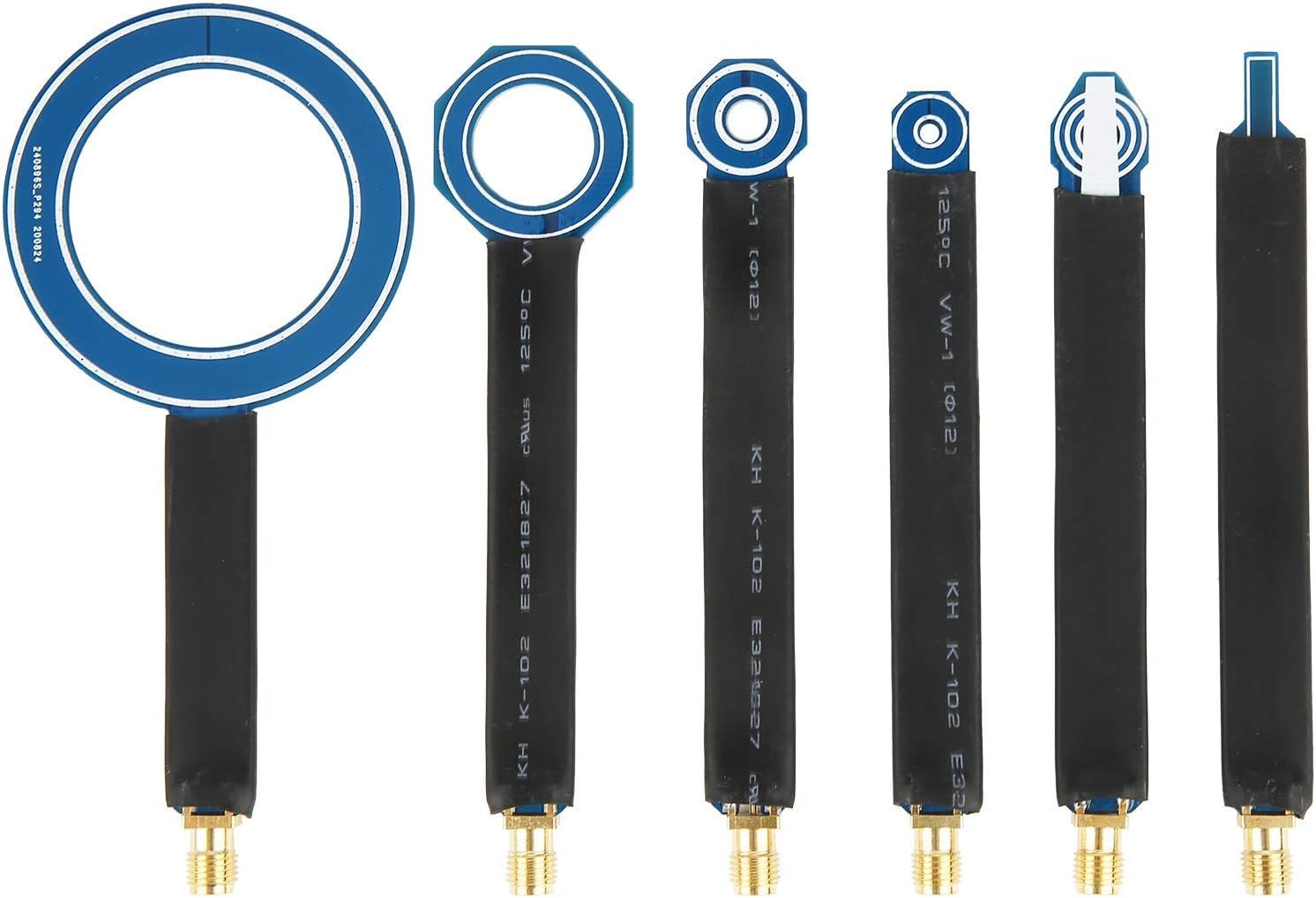 6Pcs Near Field Magnetic Field Probes Set EMI SMA Conduction Radiation Test Ante