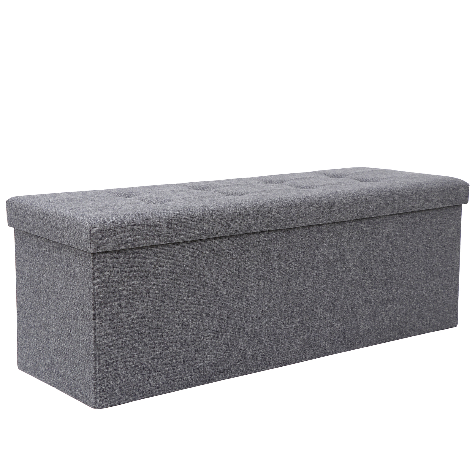 HomGarden Folding Ottoman Storage Foot Stool Foot Rest 660 LBs Living Room