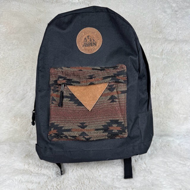Vintage Aspen Outdoor Gear Backpack Hiking Bag Southwestern Aztec Print Ski