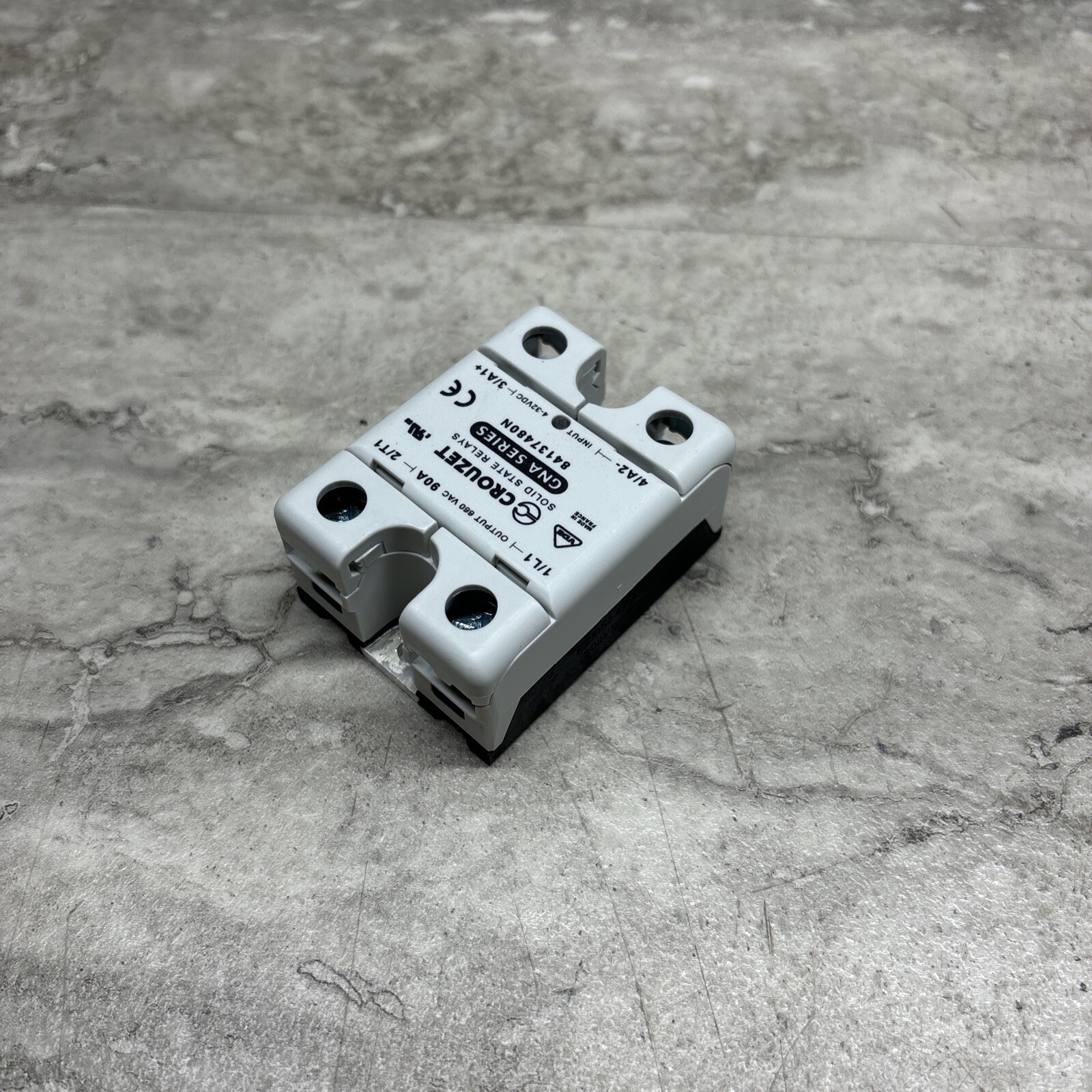 Crouzet 84137480N Solid State Relay, Single Phase, Panel Mount, 90 Amp, New