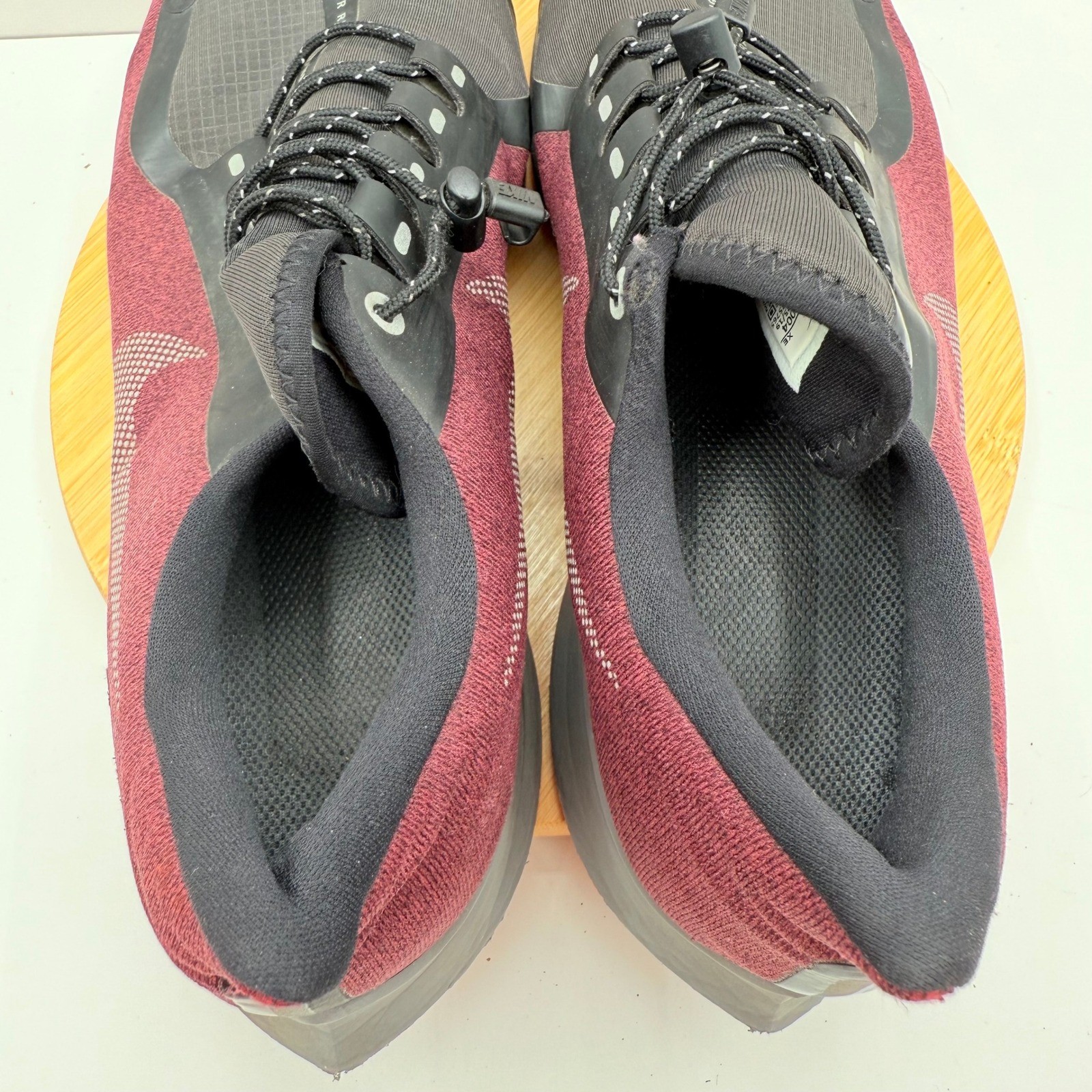 Nike Air Zoom Pegasus 35 Shield Water Repellent Running Shoes Burgundy Mens 9.5